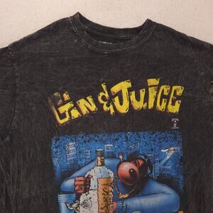 Death Row Records Rap Graphic Crew Neck T-Shirt Mens Size Medium M Black